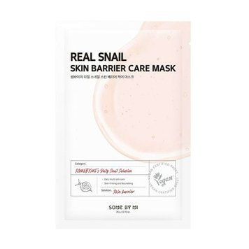 Some By Mi Real Skin Barrier Care Mask Маска тканева з муцином равлика ЦБ-00034107 фото