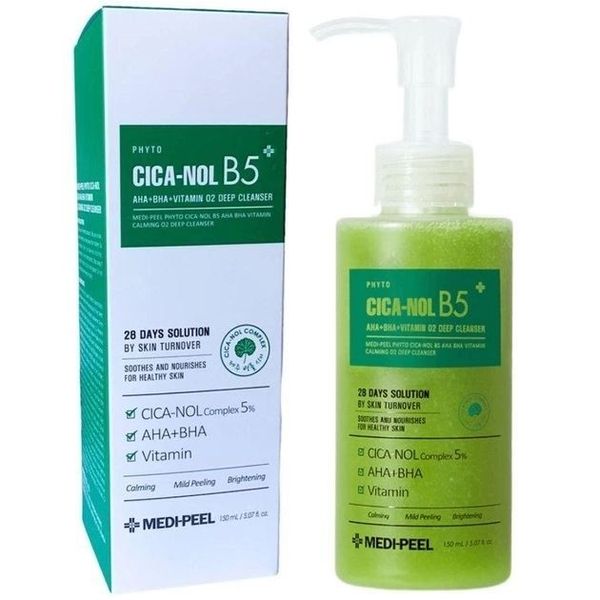 Medi-Peel Phyto Cica-Nol B5 Aha Bha Vitamin Calming O2 Deep Cleanser 150 ml ЦБ-00030218 фото