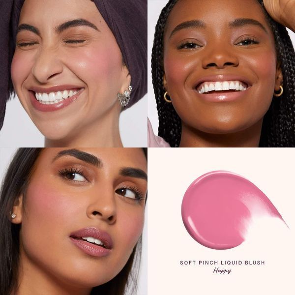 Rare Beauty Soft Pinch Dewy Liquid Blush Happy Міні румяна ЦБ-00035009 фото