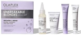 Olaplex Unbeakable Blondes Mini Kit (elixir/40ml + elixir/30ml + shm/20ml + mask/20ml) ЦБ-00030198 фото