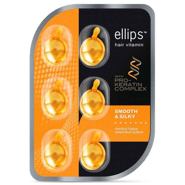 Ellips Hair Vitamin Вітаміни для волосся "Бездоганний шовк" (6x1мл) ЦБ-00006725 фото