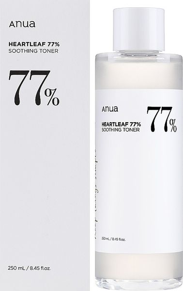 ANUA Heartleaf 77% Soothing Toner 250 ml ЦБ-00032609 фото