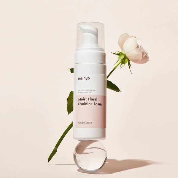 Manyo Moist Floral 150ml Пінка для інтимної гігієни зволожувальна ЦБ-00035435 фото
