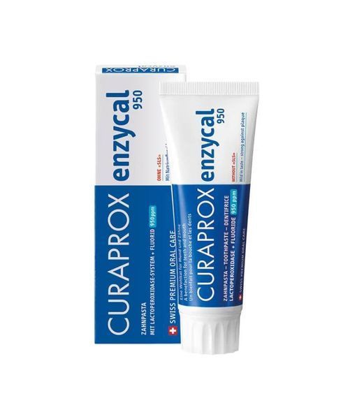 Curaprox Enzycal 950 Зубна паста з ензимами 75ml ЦБ-00034499 фото