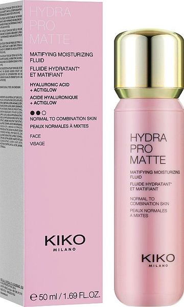 Kiko Milano Hydra Pro Matte Moisturising Fluid 50 ml ЦБ-00029250 фото