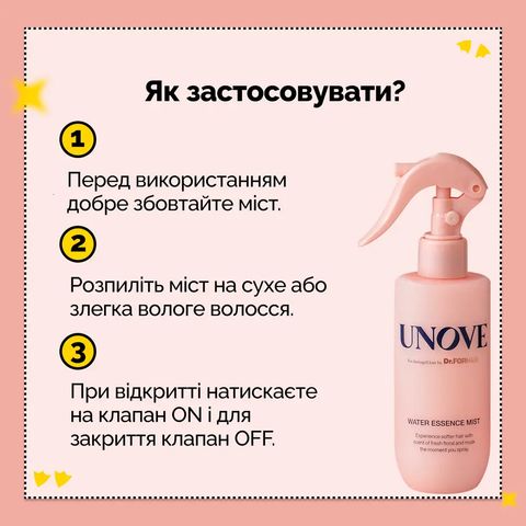 Dr.Forhair UNOVE Water Essence Mist 200 мл ЦБ-00033479 фото