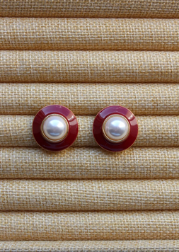 Сережки Vintage Red КРP36 ЦБ-00034643 фото