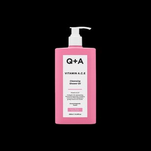 Q+A Vitamin A.C.E. Cleansing Shower Oil 250ml Вітамінізована олія для душу ЦБ-00031611 фото