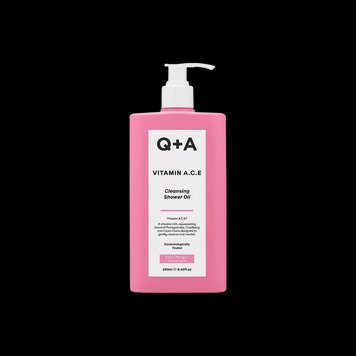 Q+A Vitamin A.C.E. Cleansing Shower Oil 250ml Вітамінізована олія для душу ЦБ-00031611 фото