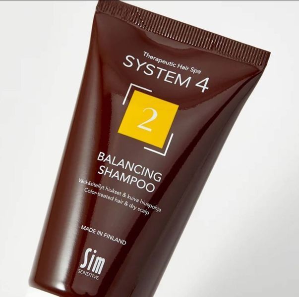 System 4 75ml Шампунь 2 для сухого і фарбованого і пошкодженого волосся ЦБ-00035482 фото