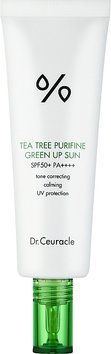 Dr.Ceuracle Tea Tree Purifine Green Up Sun SPF 50+ Сонцезахисний крем(оновлений) ЦБ-00028805 фото