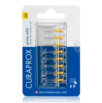 Curaprox Набір йоршиків міжзубних Prime Refill жовтого кольору 0.9mm ЦБ-00040843 фото