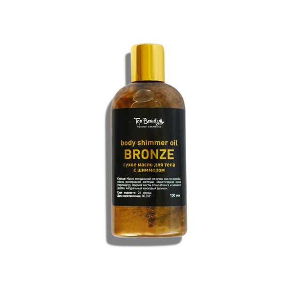 Top Beauty Body Shimmer Oil Gold 100 ml ЦБ-00020622 фото