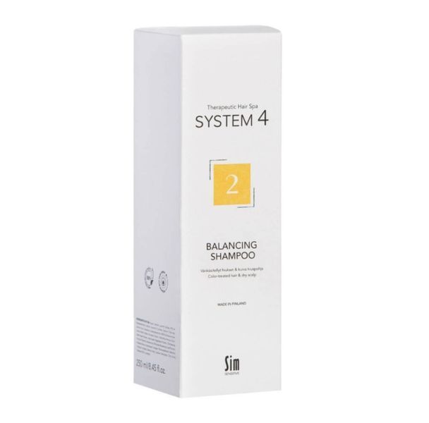 System 4 250ml Шампунь 2 для сухого і фарбованого і пошкодженого волосся ЦБ-00035484 фото